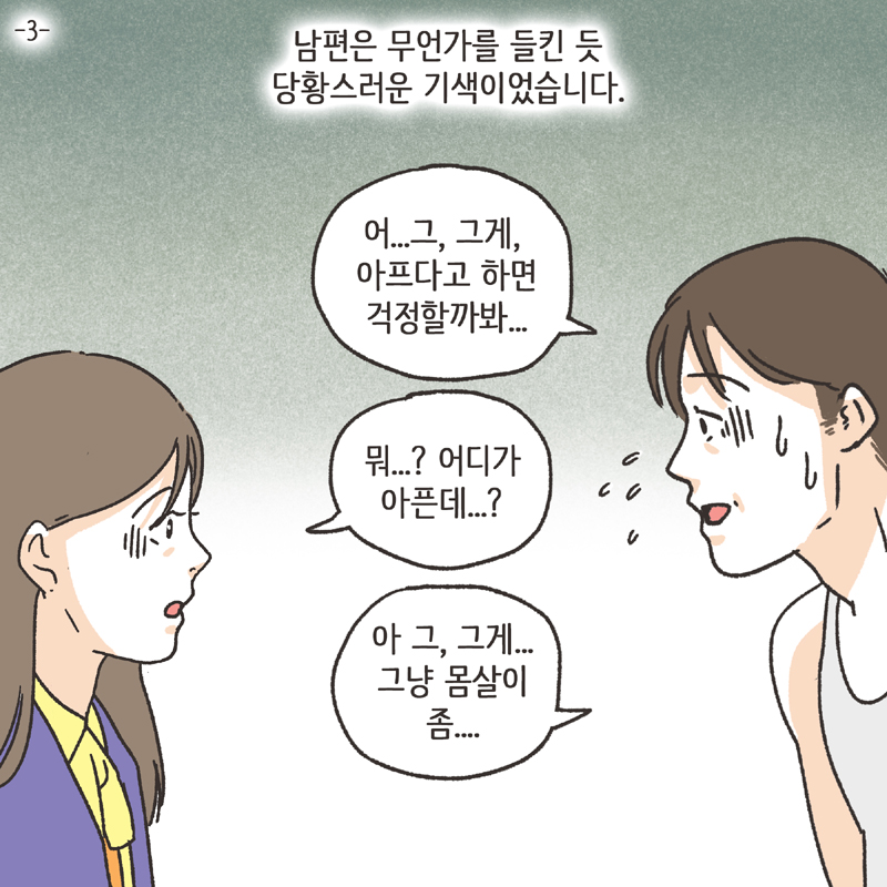 남편의 거짓말 (3) — 웹툰 장면 5