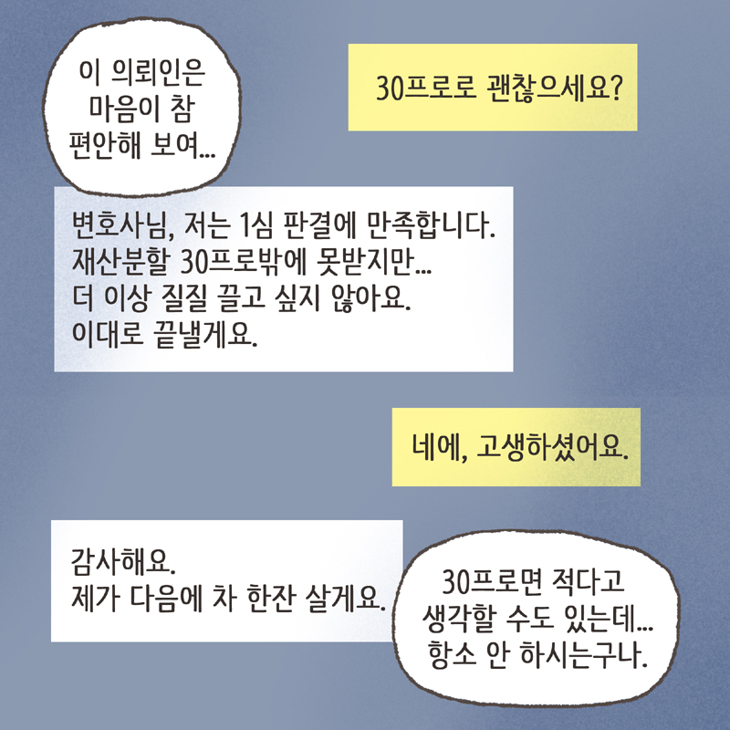 폭락하는 가격 때문에 많은 사람들이 서로에게 부동산을 미루었다 — 웹툰 장면 12