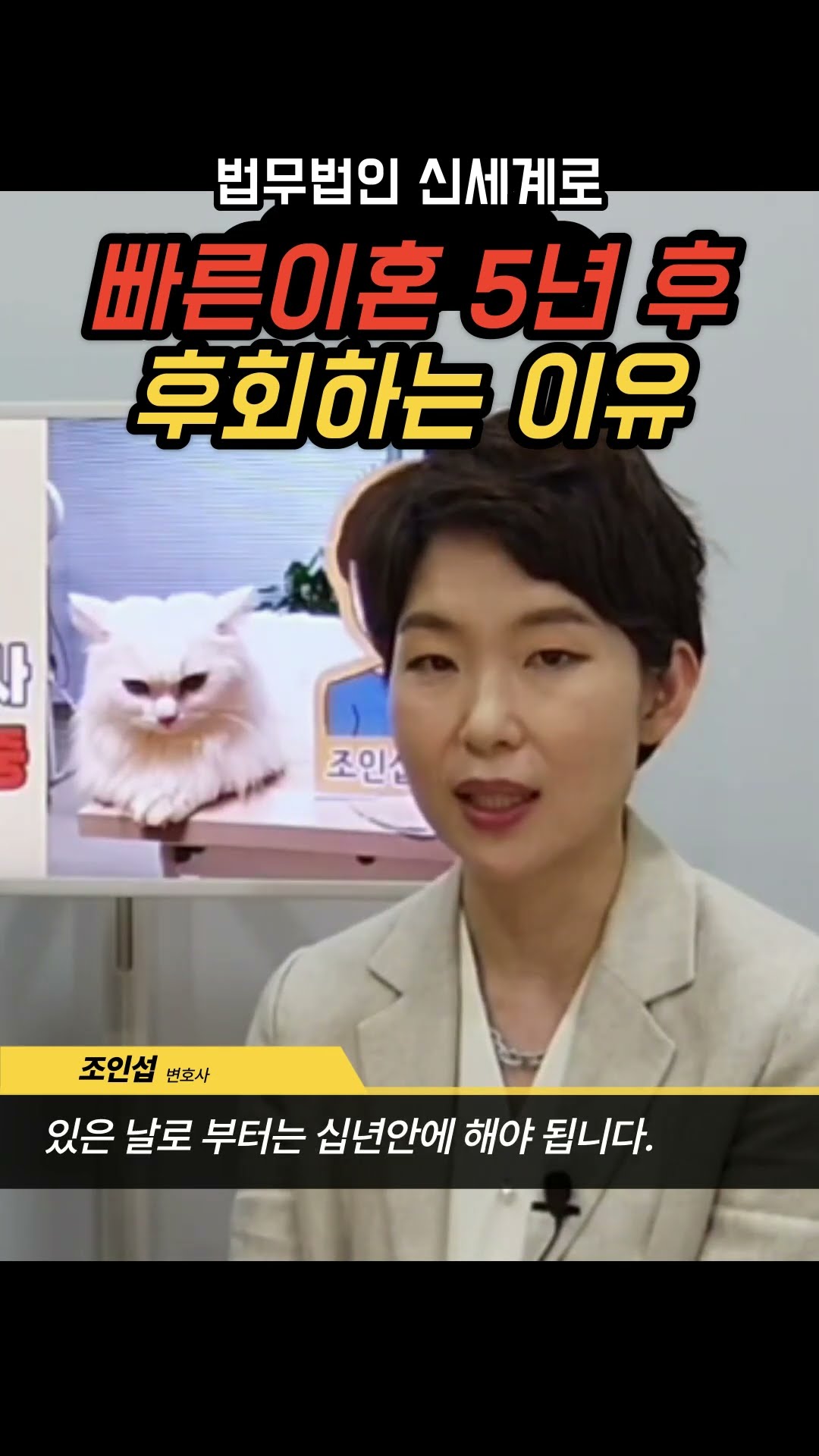 상간녀의 조롱, 이혼한지 5년뒤