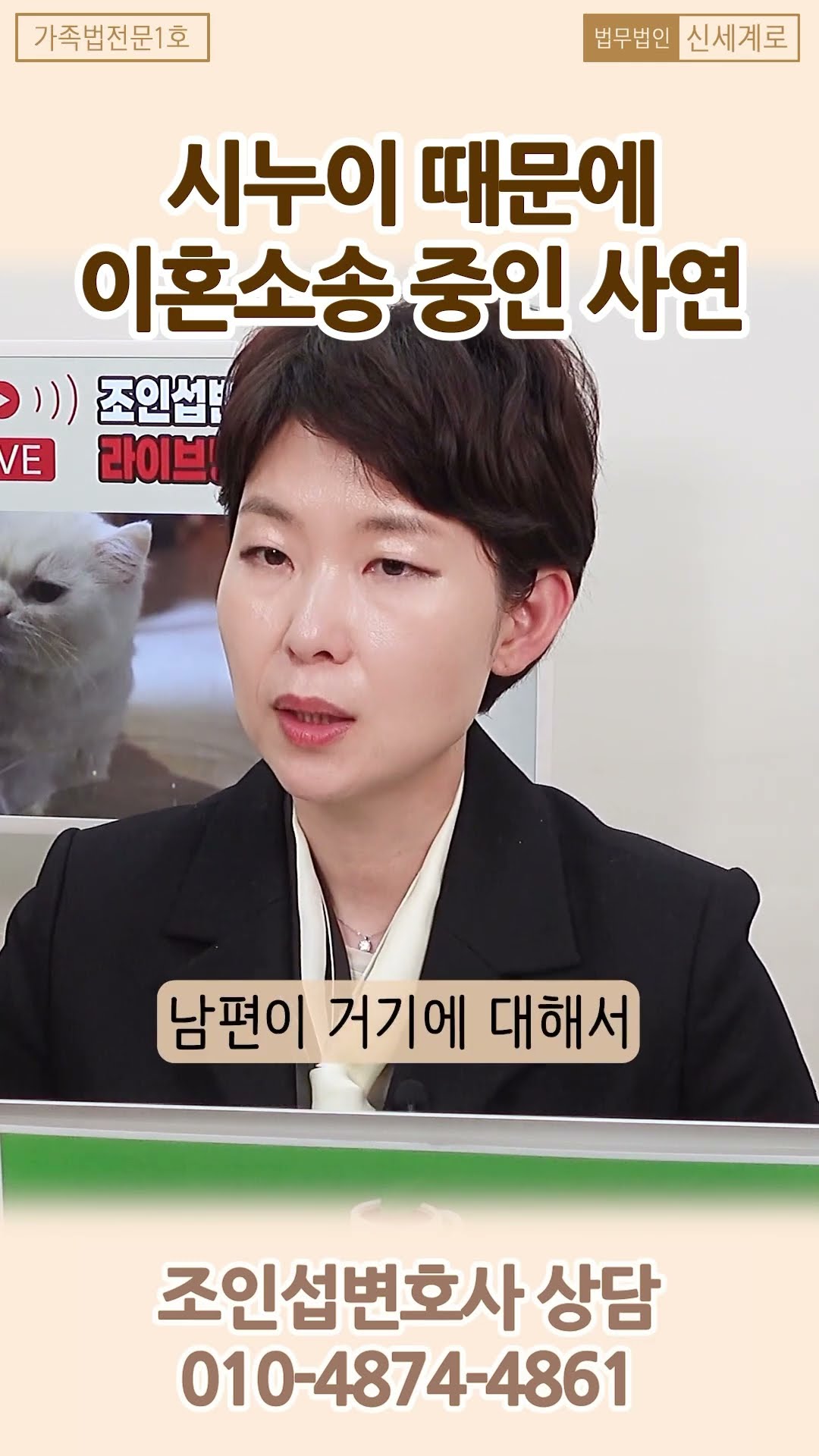시누이때문에 이혼소송 중이에요