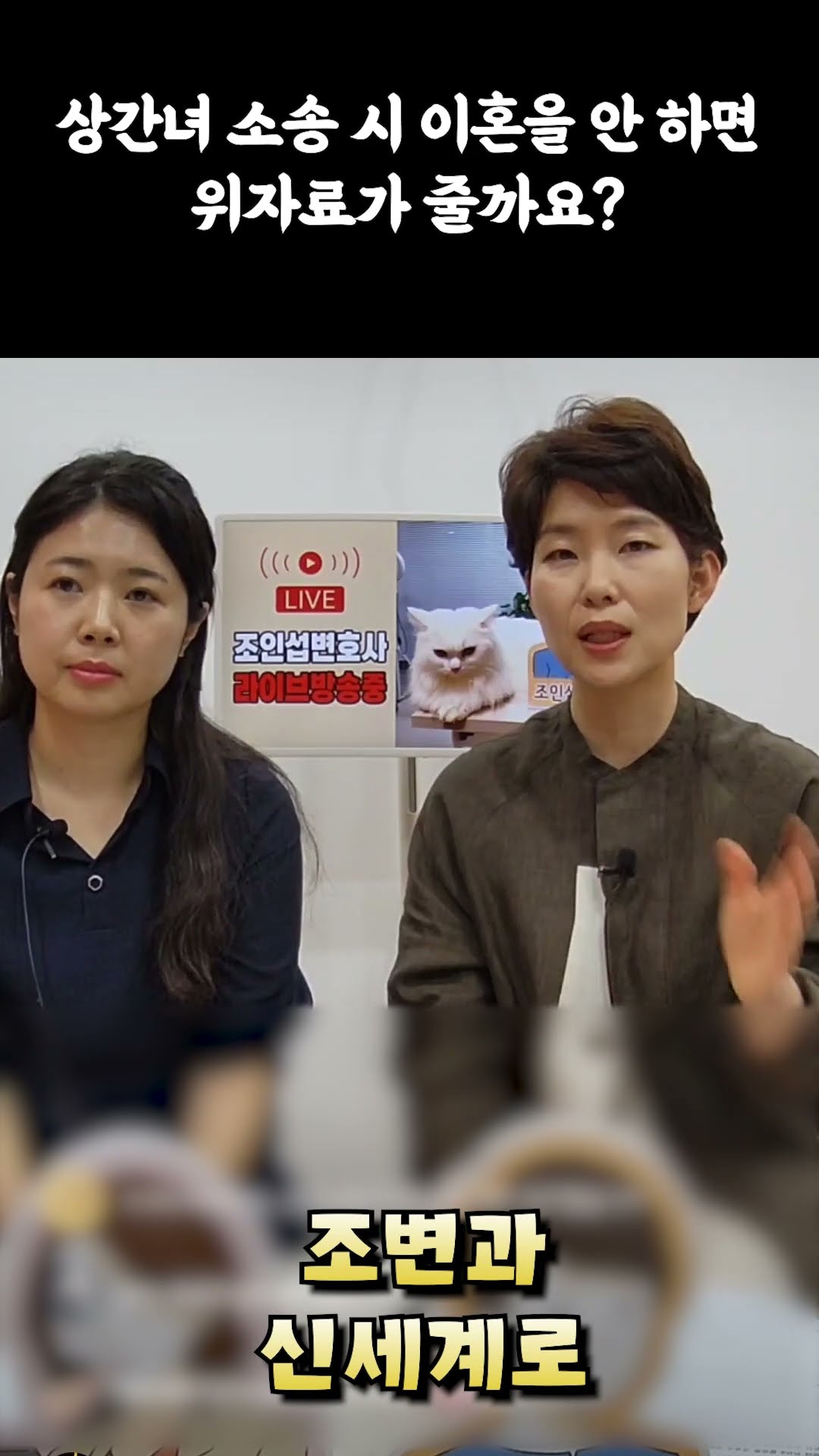 상간녀소송시 이혼여부가 위자료에 영향을 주는지?