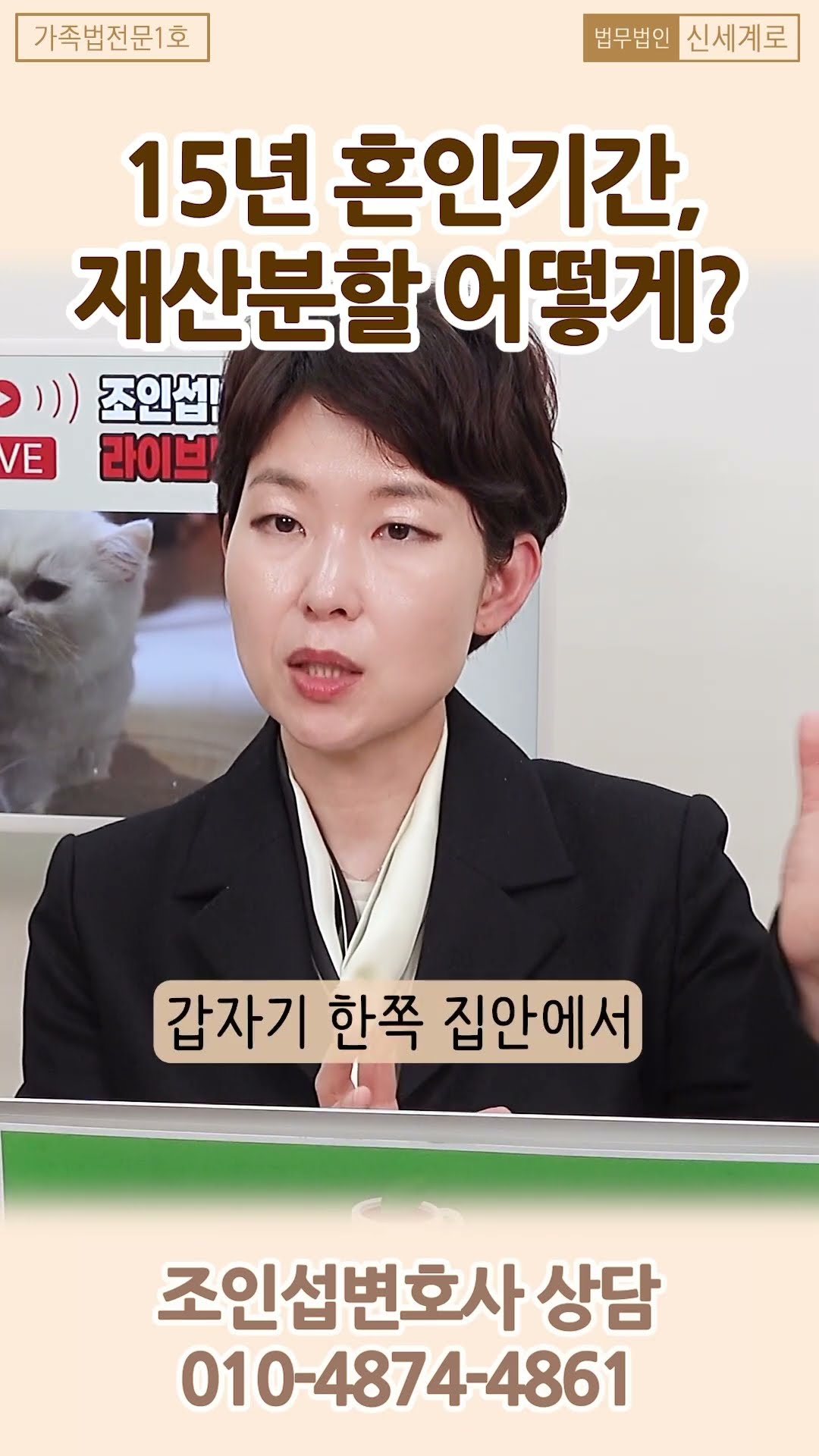 재산분할 현실 상담 모습