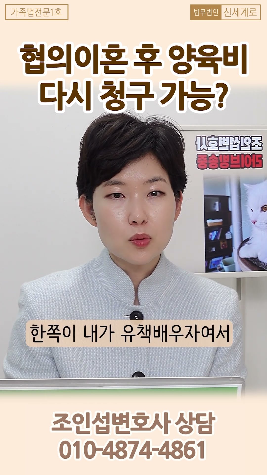 양육비 다시 청구해도 될까?