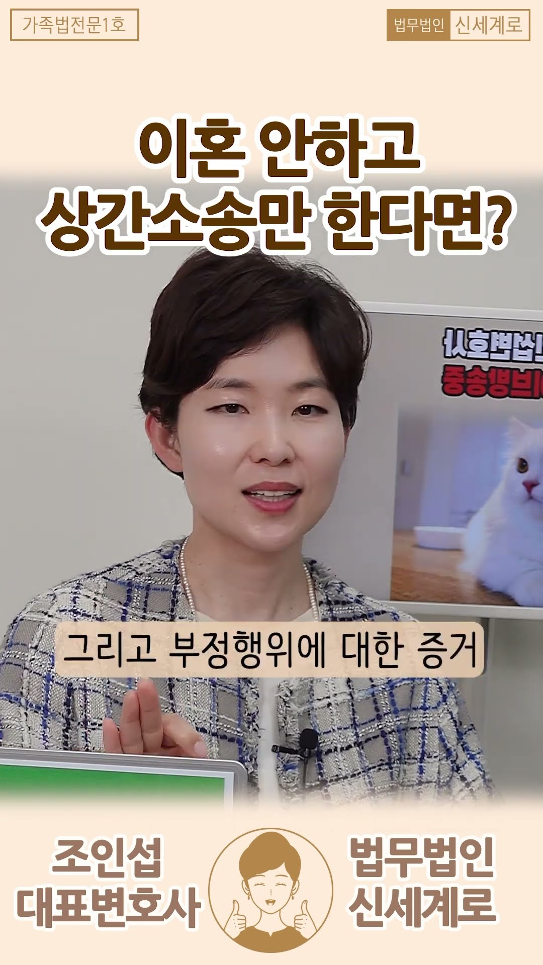 이혼을 안하고 상간소송만?
